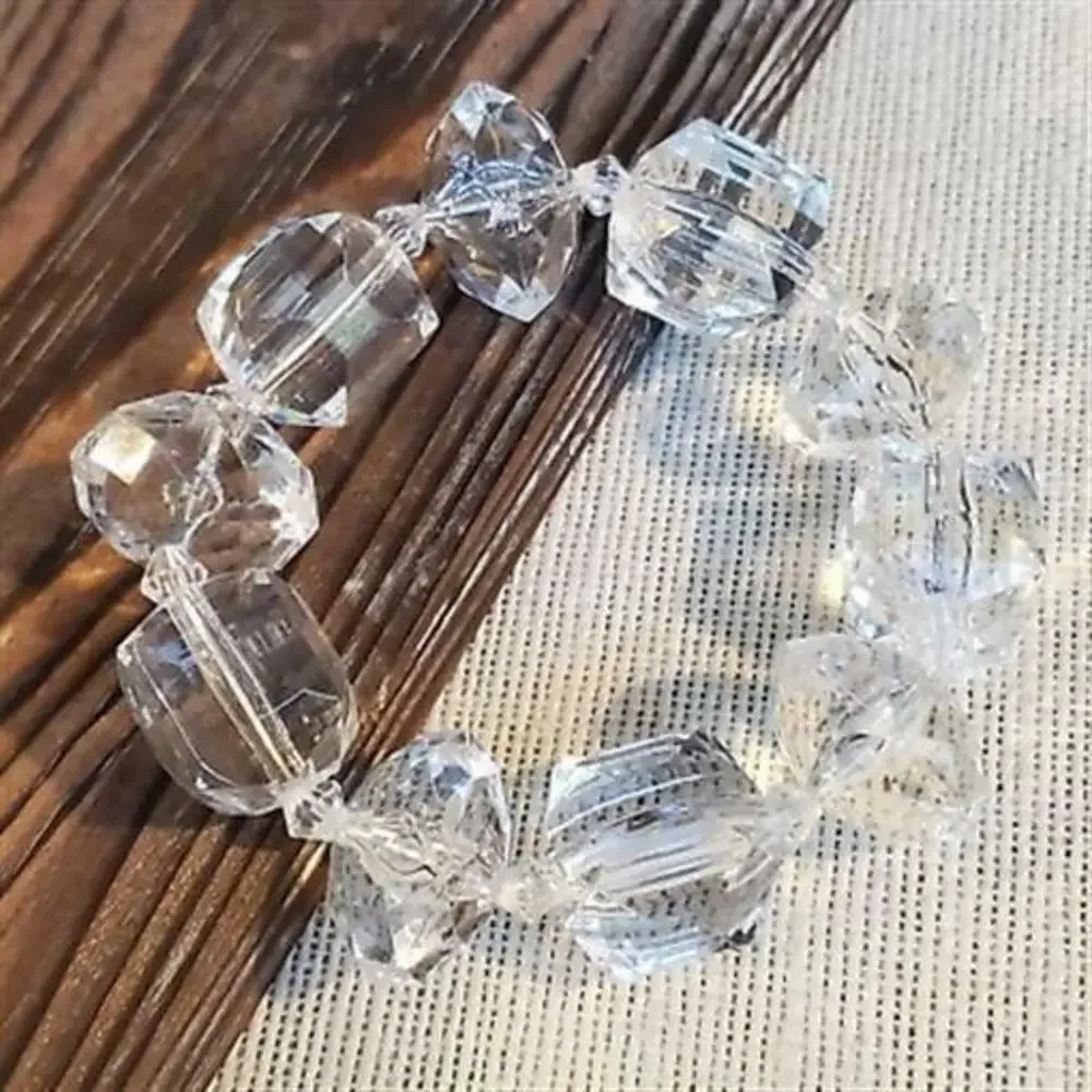 Pinkdiva clear faceted